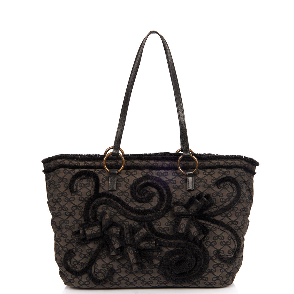 Anya Hindmarch Tote Tote in Black, Fabric — Alternate View 25
