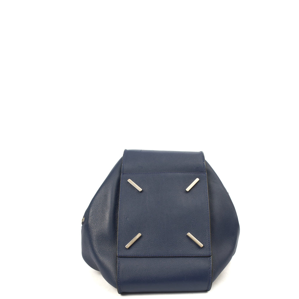 Loewe Tote Hammock - Medium in Blue, Leather — Top View