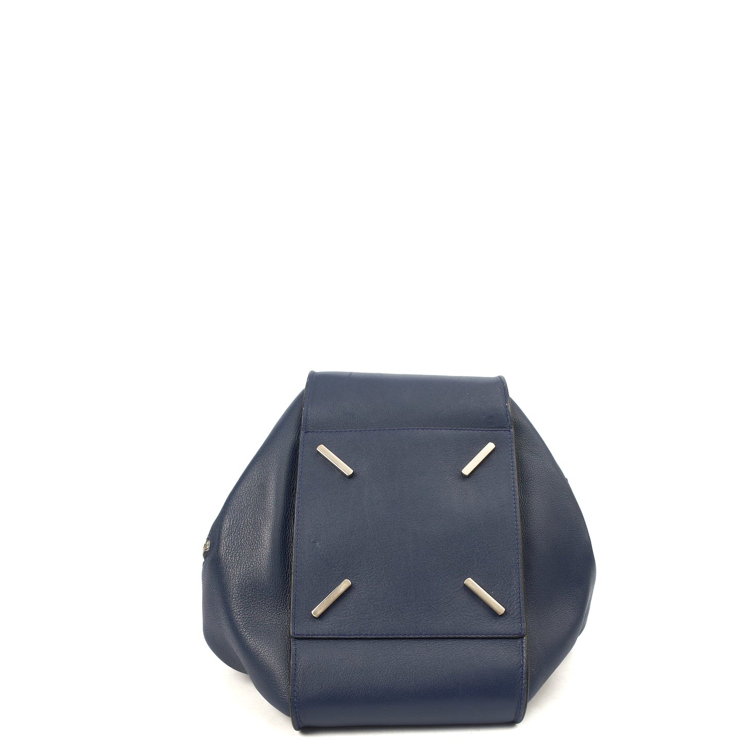 Loewe Tote Hammock - Medium in Blue, Leather — Top View