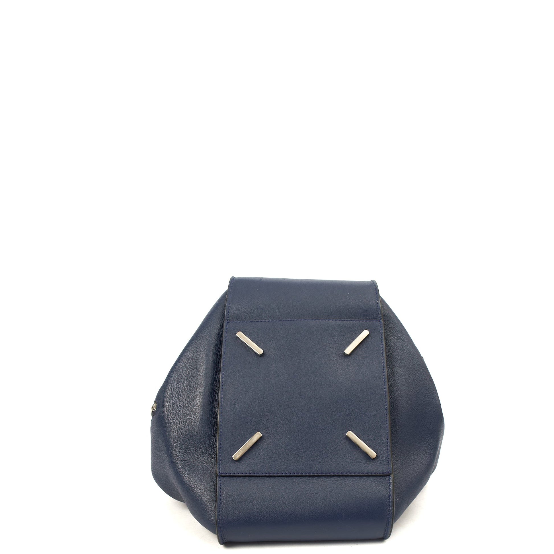 Loewe Tote Hammock - Medium in Blue, Leather — Top View