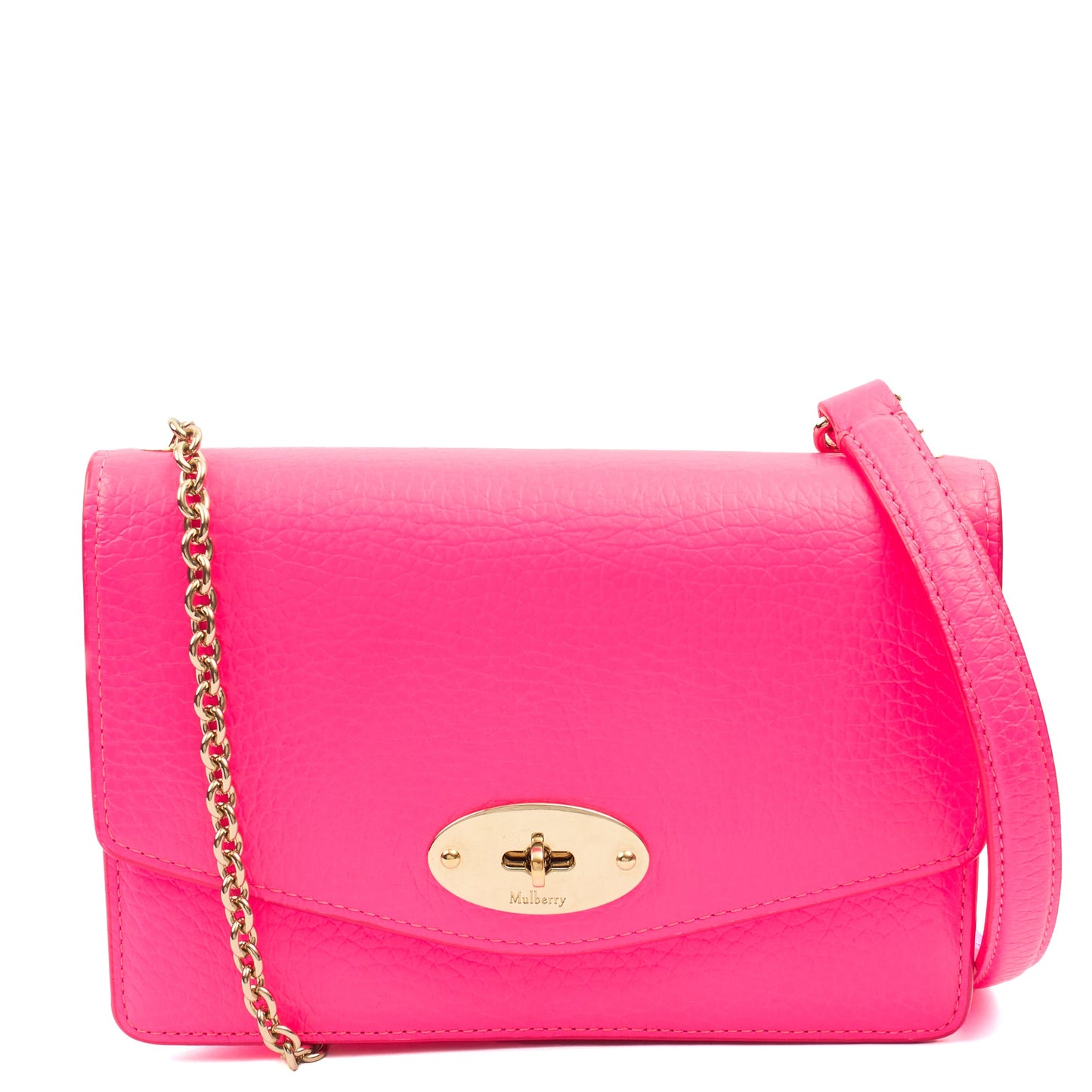 Mulberry Cross Body Darley Shoulder Bag  in Pink, Leather — Alternate View 7