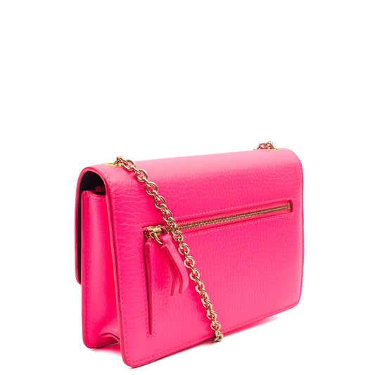 Mulberry Cross Body Darley Shoulder Bag  in Pink, Leather — Side View
