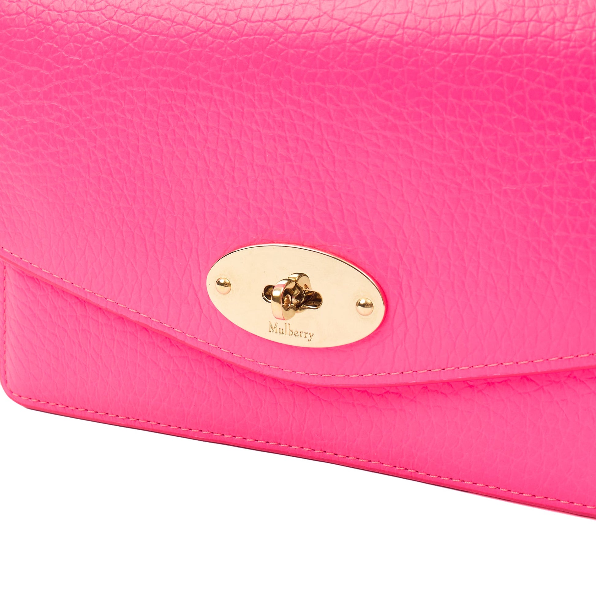 Mulberry Cross Body Darley Shoulder Bag  in Pink, Leather — Alternate View 12
