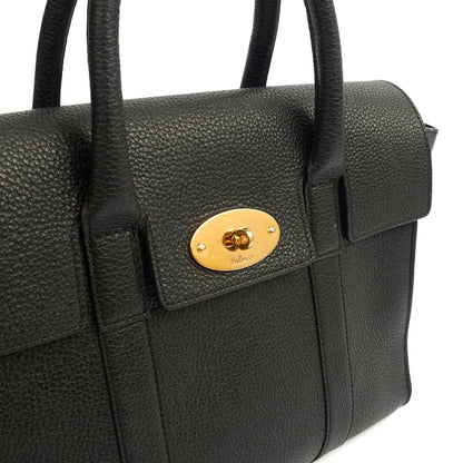 Mulberry Cross Body Bayswater with Strap in Black, Leather — Alternate View 18