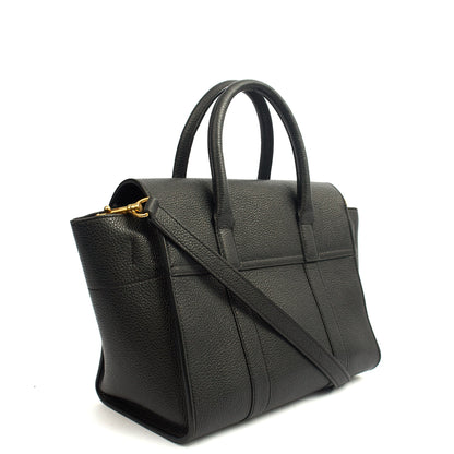 Mulberry Cross Body Bayswater with Strap in Black, Leather — Alternate View 8