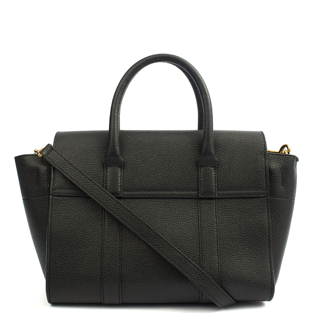 Mulberry Cross Body Bayswater with Strap in Black, Leather — Alternate View 15