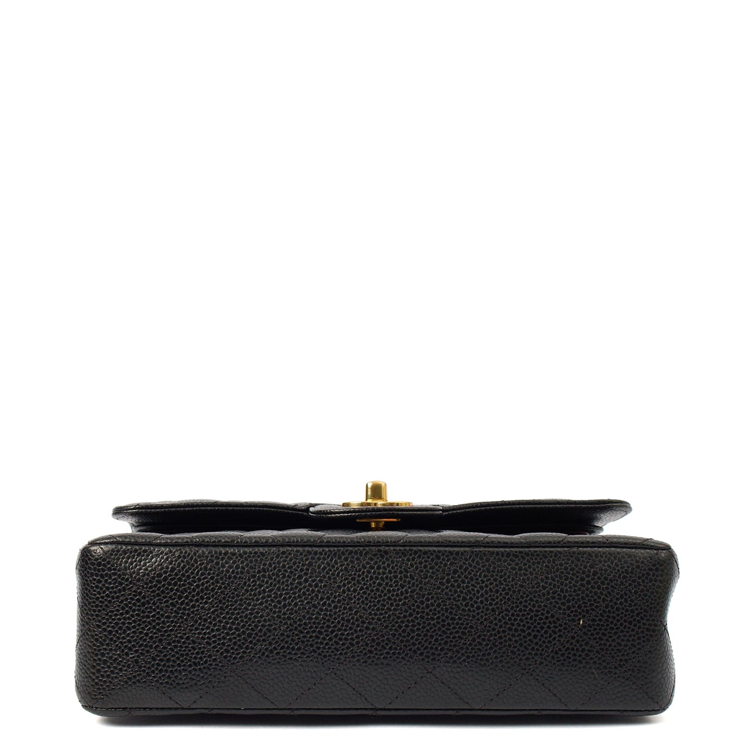 Chanel Shoulder Bag Classic Double Flap - Small in Black, Caviar Leather — Lifestyle View