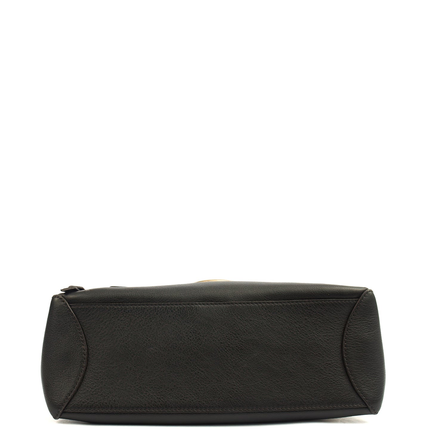 Chloe Top Handle Faye - Medium in Black, Calfskin Leather — Top View