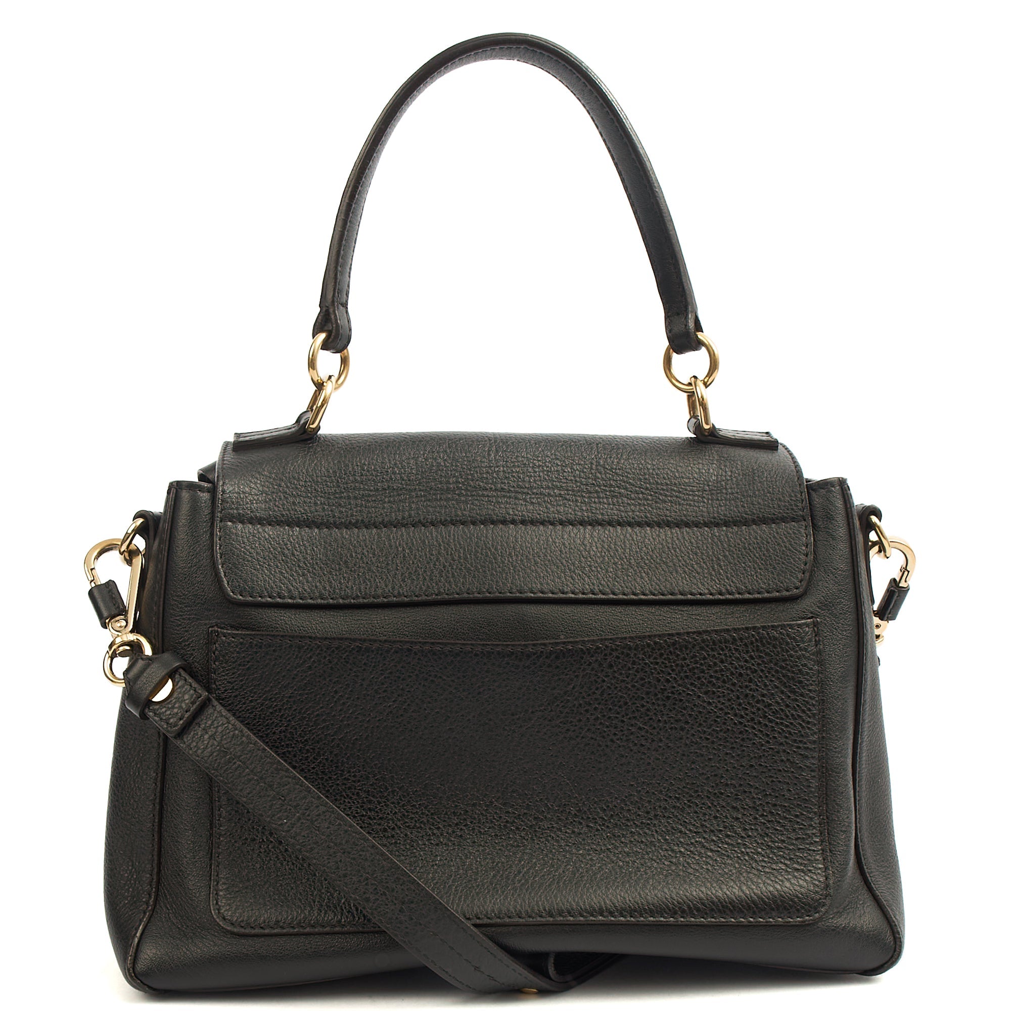 Chloe Top Handle Faye - Medium in Black, Calfskin Leather — Alternate View 15