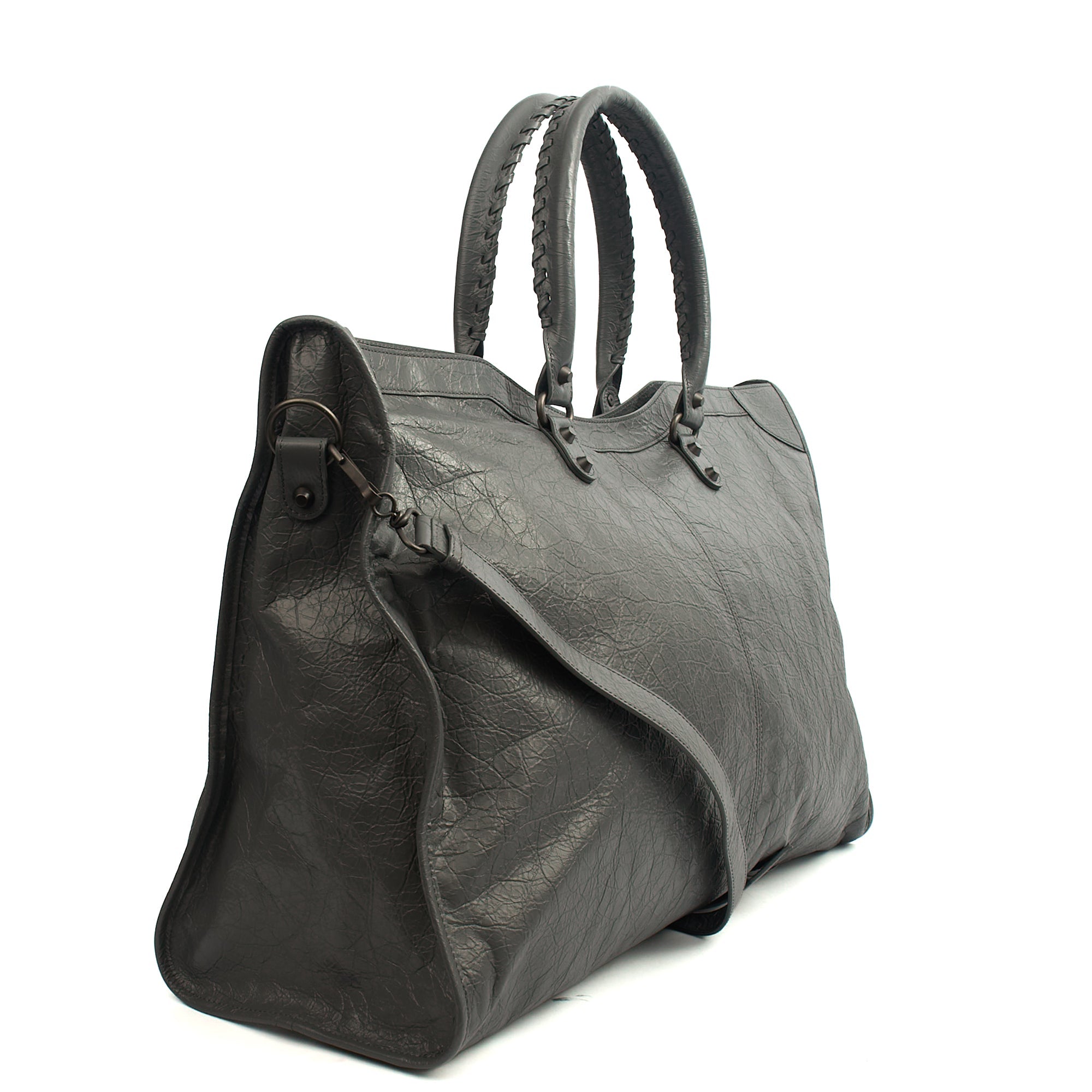 Balenciaga Tote Classic City - XL in Grey, Agneau (Lambskin) — Alternate View 14