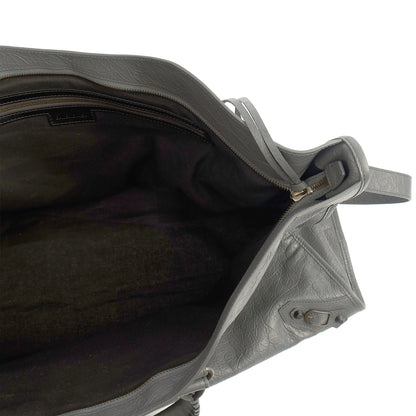 Balenciaga Tote Classic City - XL in Grey, Agneau (Lambskin) — Alternate View 17