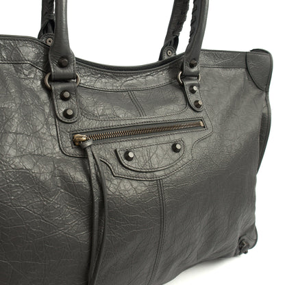 Balenciaga Tote Classic City - XL in Grey, Agneau (Lambskin) — Alternate View 18