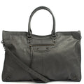 Balenciaga Tote Classic City - XL in Grey, Agneau (Lambskin) — Front View