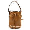 Fendi Bucket Bag Mon Tresor - Mini in Brown, Leather — Front View