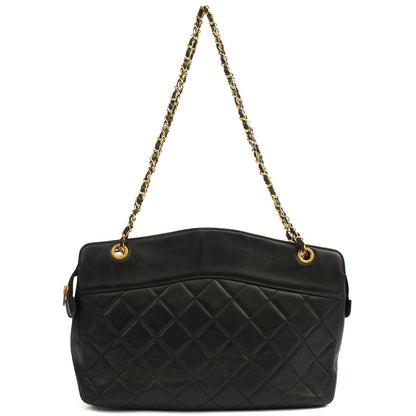 Chanel Tote Vintage Tote in Black, Leather — Alternate View 11