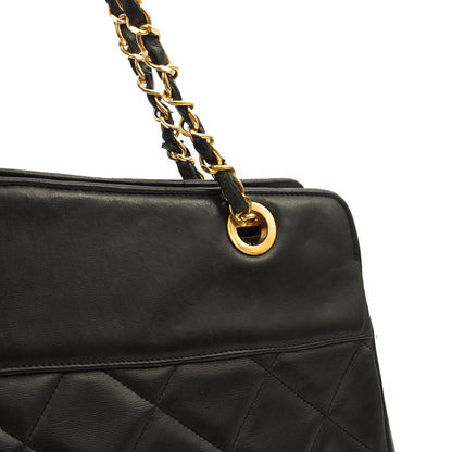 Chanel Tote Vintage Tote in Black, Leather — Alternate View 22