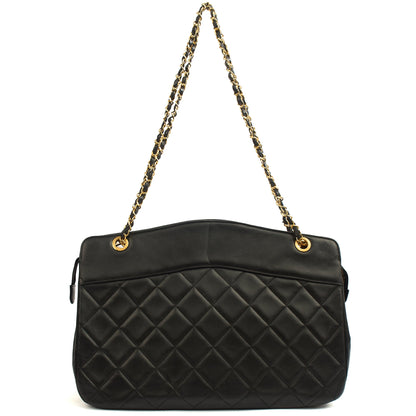 Chanel Tote Vintage Tote in Black, Leather — Alternate View 17