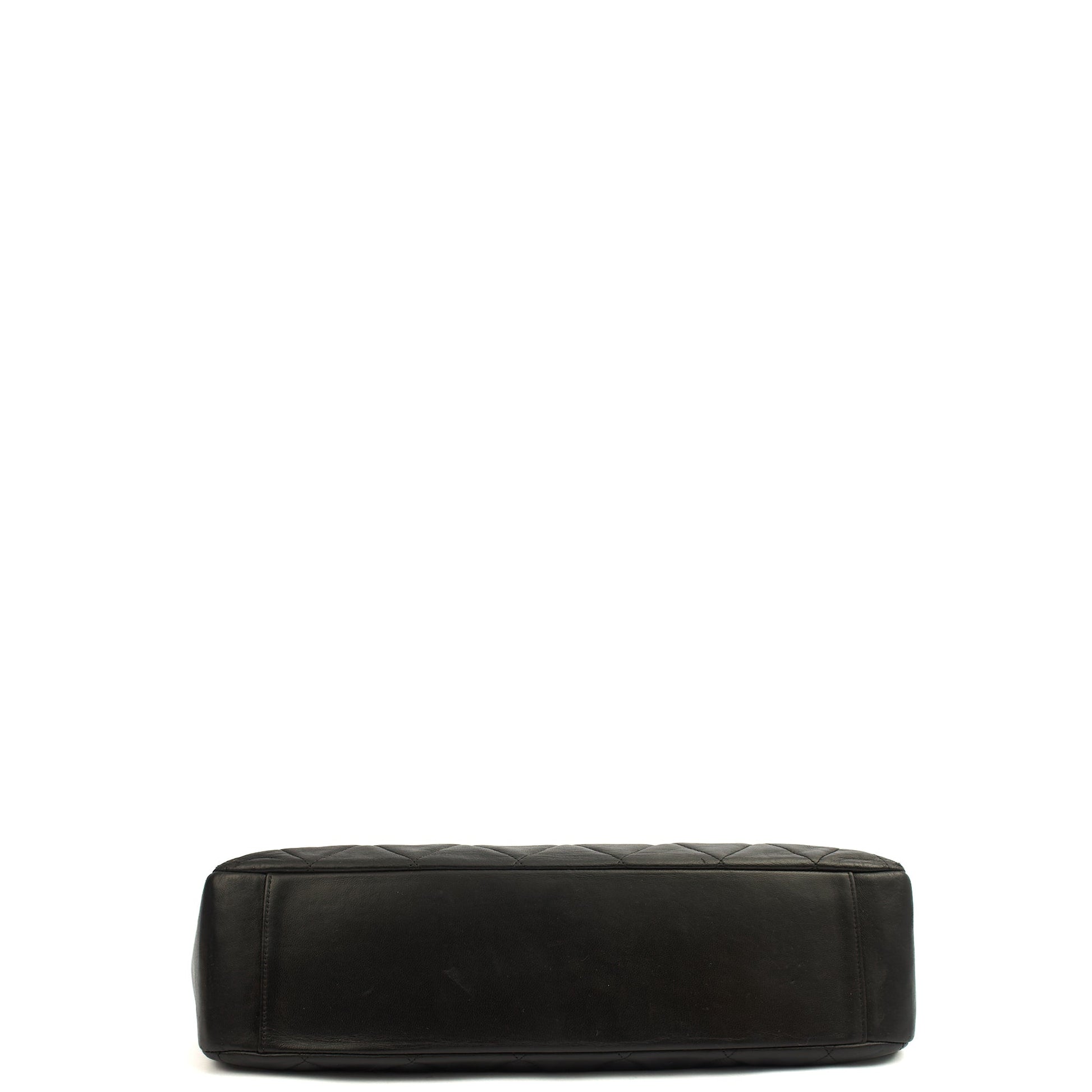 Chanel Tote Vintage Tote in Black, Leather — Alternate View 12