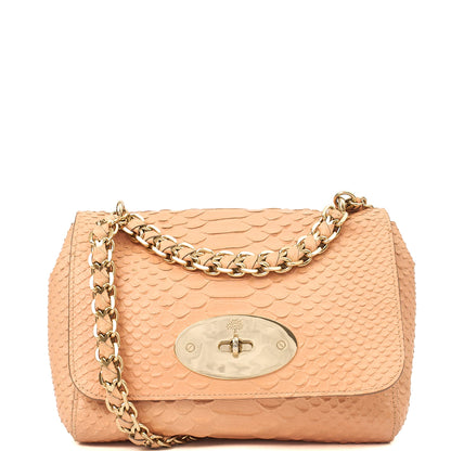 Mulberry Shoulder Bag Cecily  in Coral Orange, Exotic Effect Leather — Alternate View 7