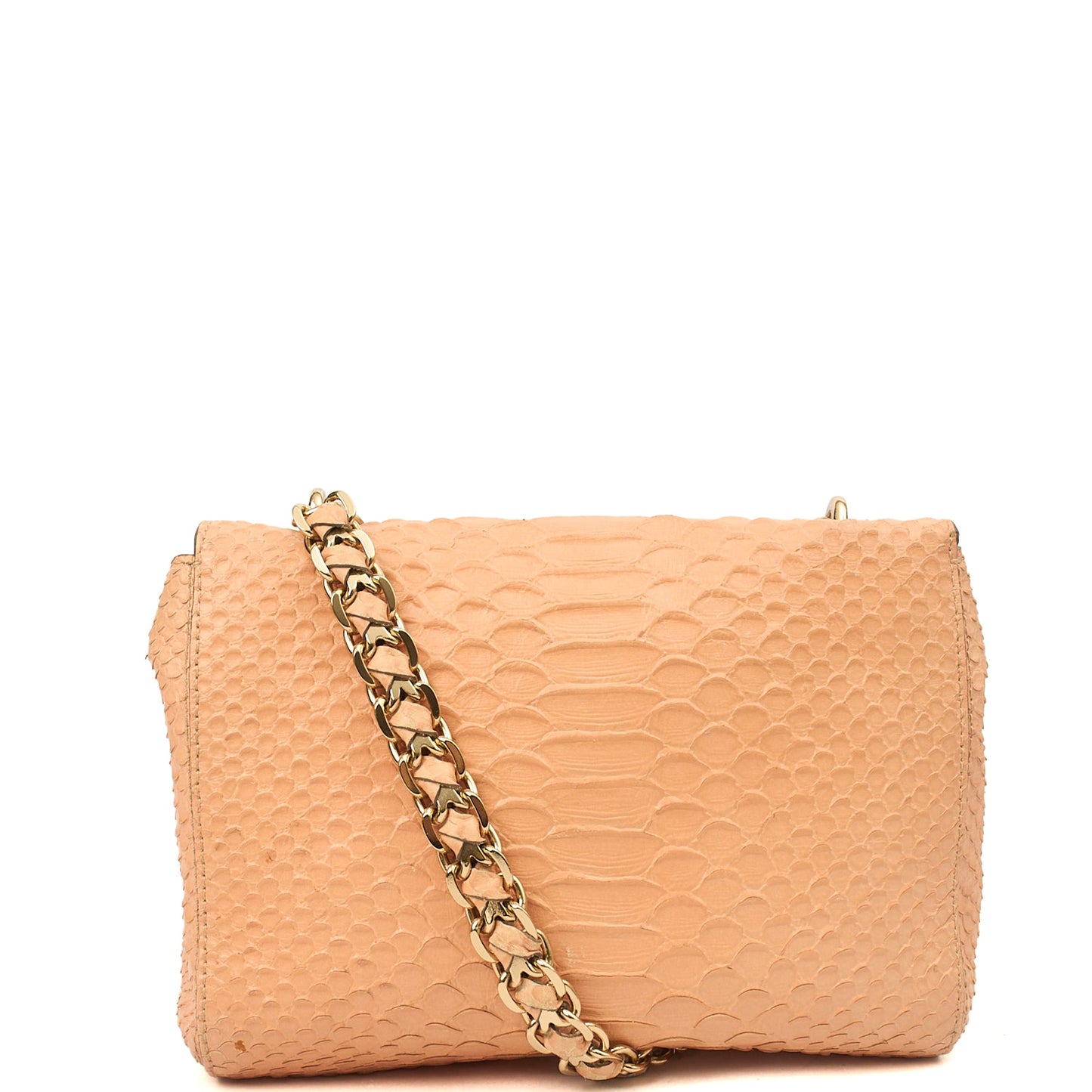 Mulberry Shoulder Bag Cecily  in Coral Orange, Exotic Effect Leather — Alternate View 9