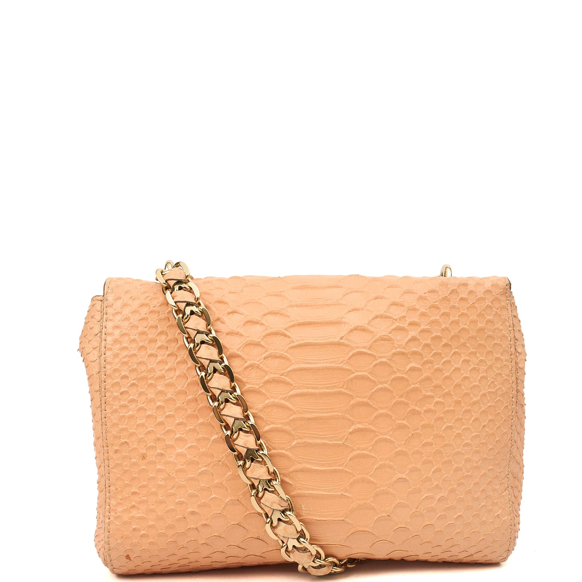 Mulberry Shoulder Bag Cecily  in Coral Orange, Exotic Effect Leather — Alternate View 9