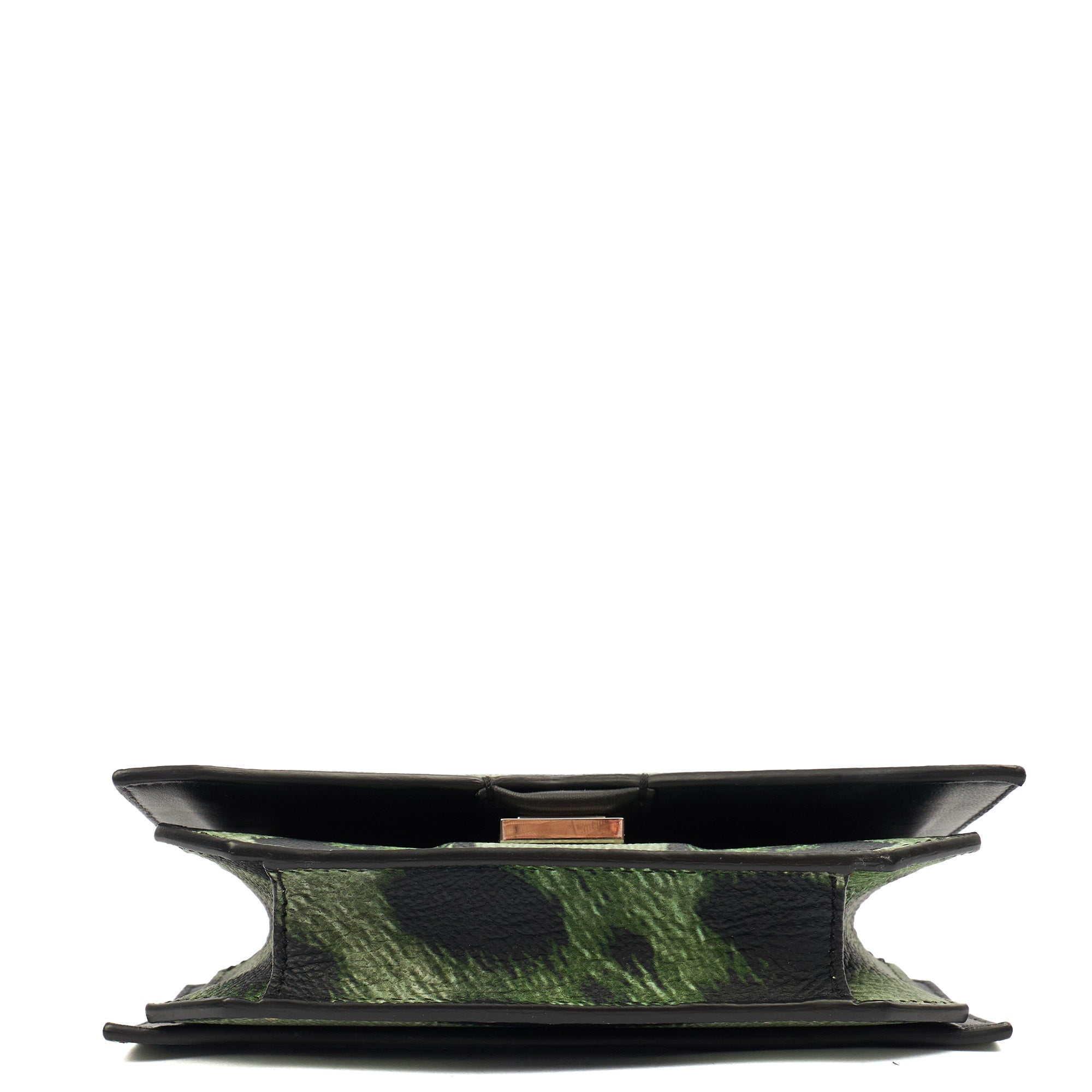 Givenchy Cross Body Pandora Box in Green, Box Calfskin — Detail View
