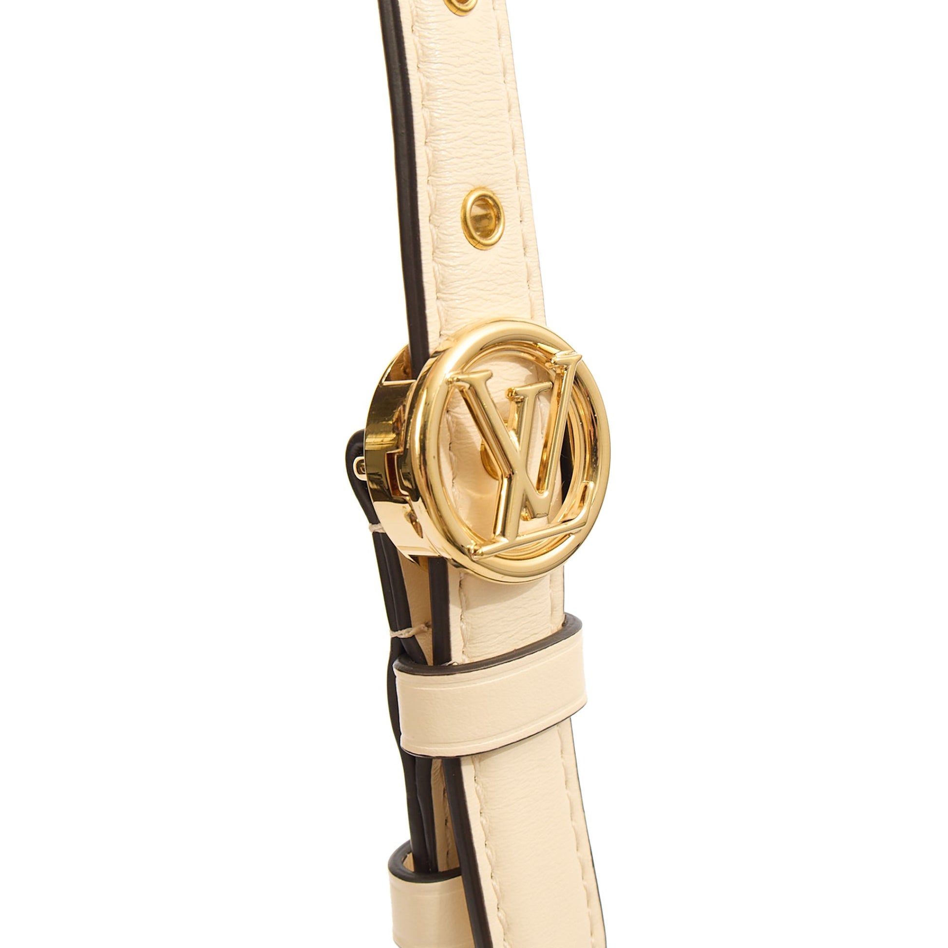 Louis Vuitton Cross Body LV Pont 9  in Neutral, Calfskin Leather — Lifestyle View