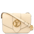 Louis Vuitton Cross Body LV Pont 9  in Neutral, Calfskin Leather — Front View