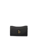 Burberry Cross Body Mini Rocking Horse Bag in Black, Leather — Front View