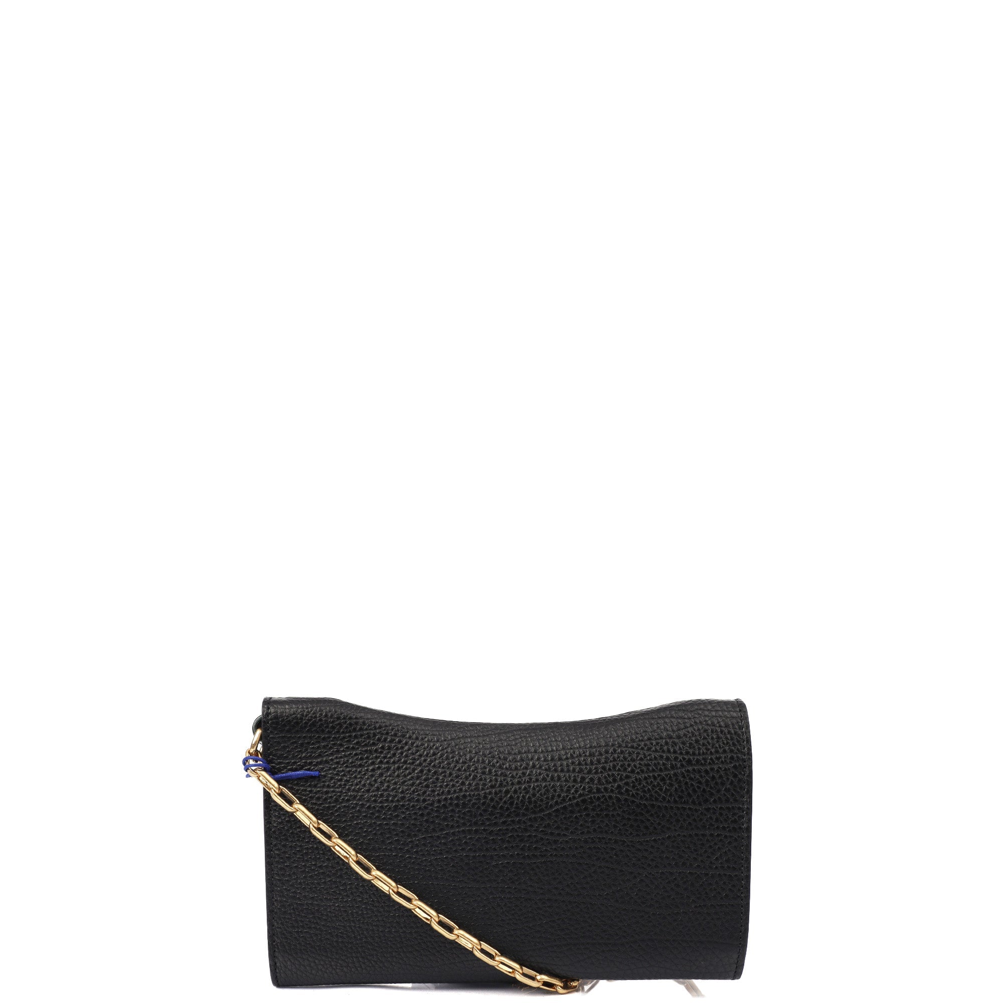 Burberry Cross Body Mini Rocking Horse Bag in Black, Leather — Back View