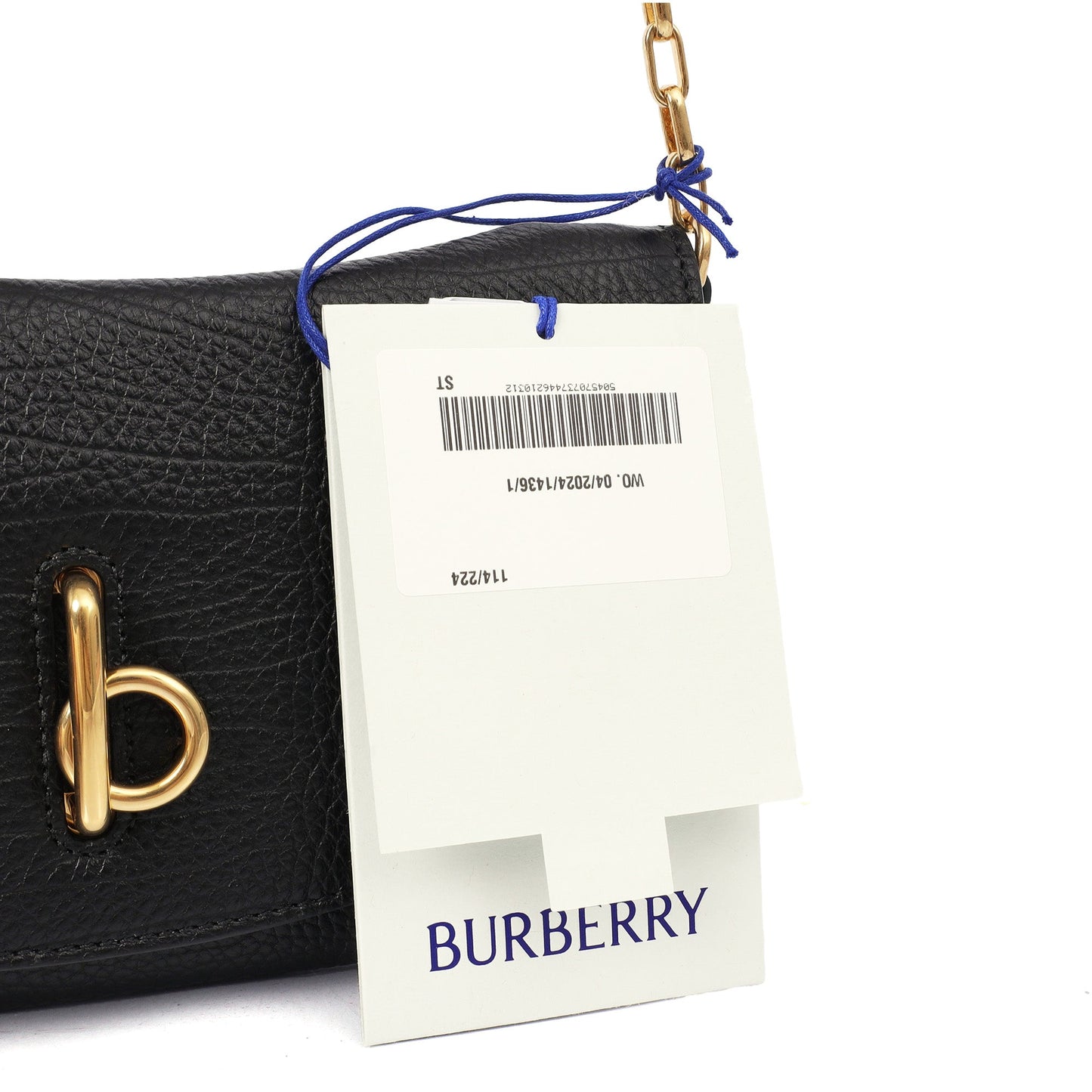 Burberry Cross Body Mini Rocking Horse Bag in Black, Leather — Alternate View 7