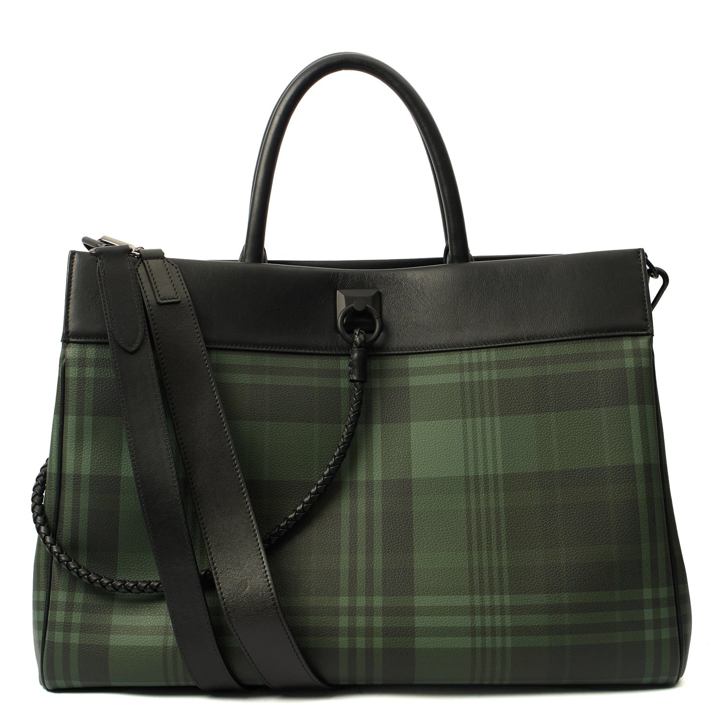 Mulberry Tote Iris Hobo in Green, Leather — Front View