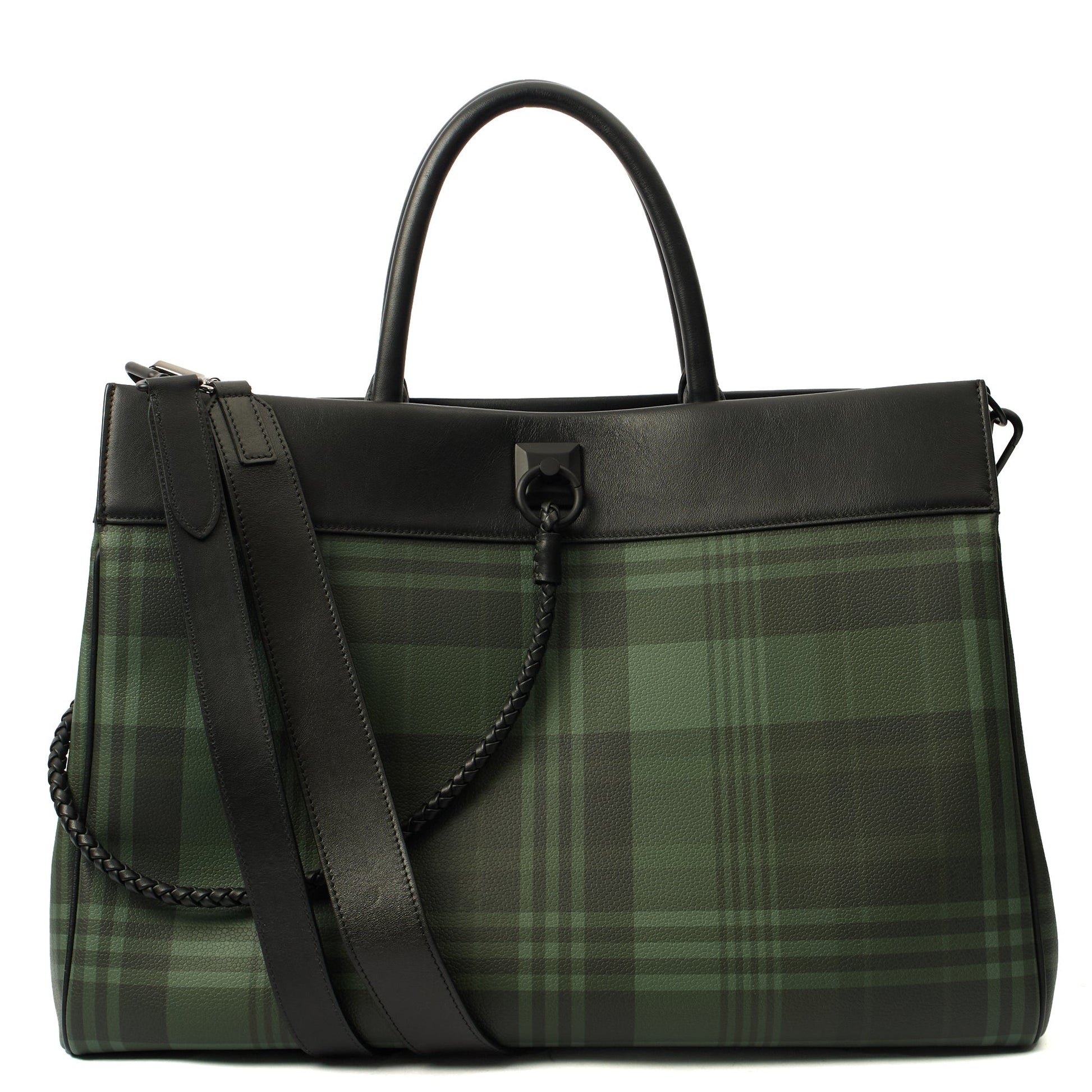 Mulberry Tote Iris Hobo in Green, Leather — Front View
