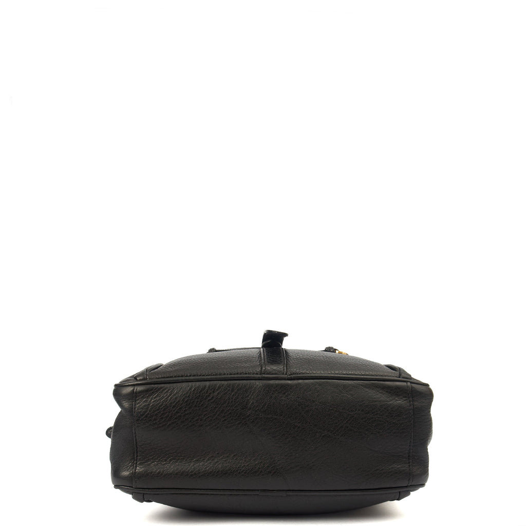Mulberry Shoulder Bag Mabel - Small  in Black, Leather — Top View