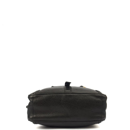 Mulberry Shoulder Bag Mabel - Small  in Black, Leather — Top View