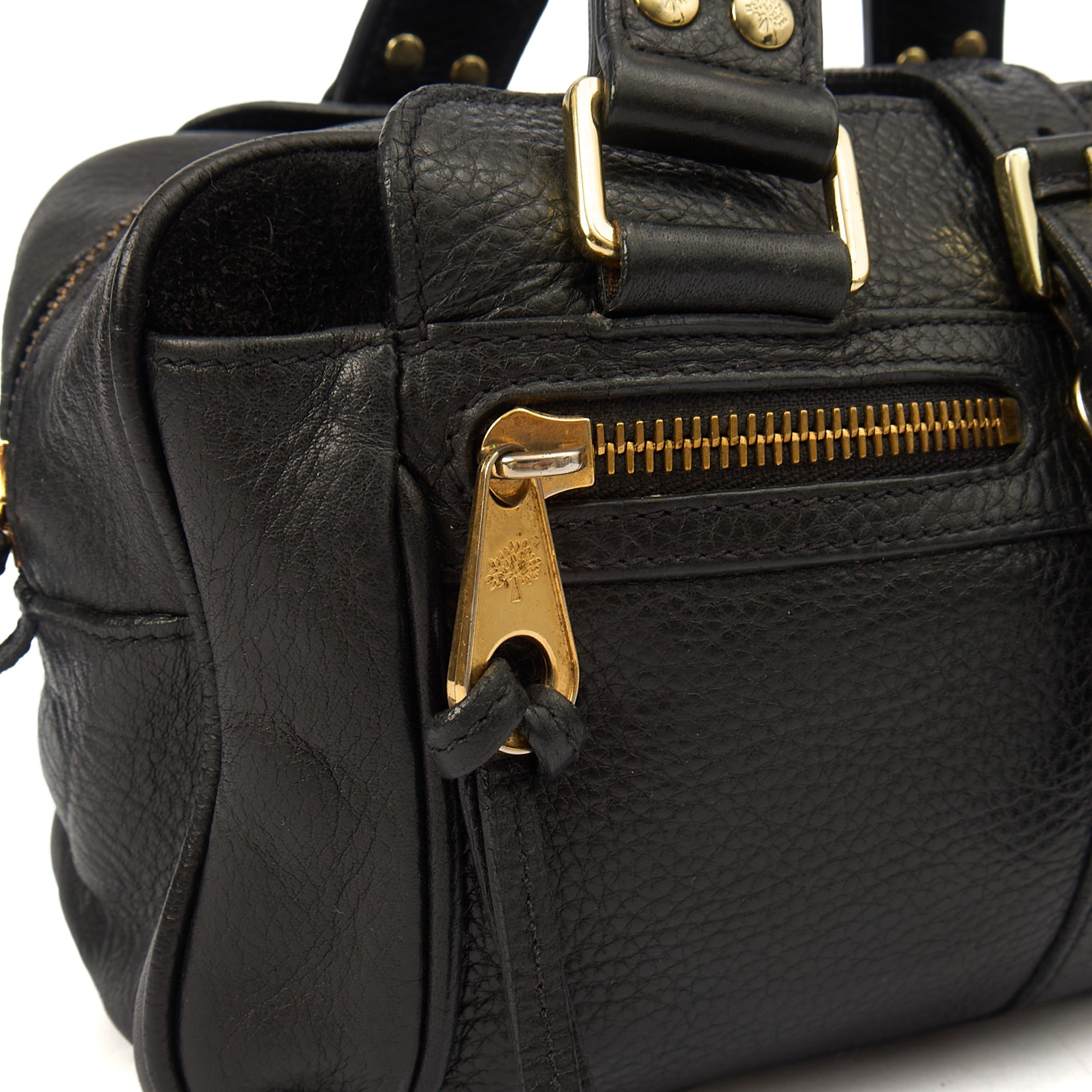 Mulberry Shoulder Bag Mabel - Small  in Black, Leather — Detail View