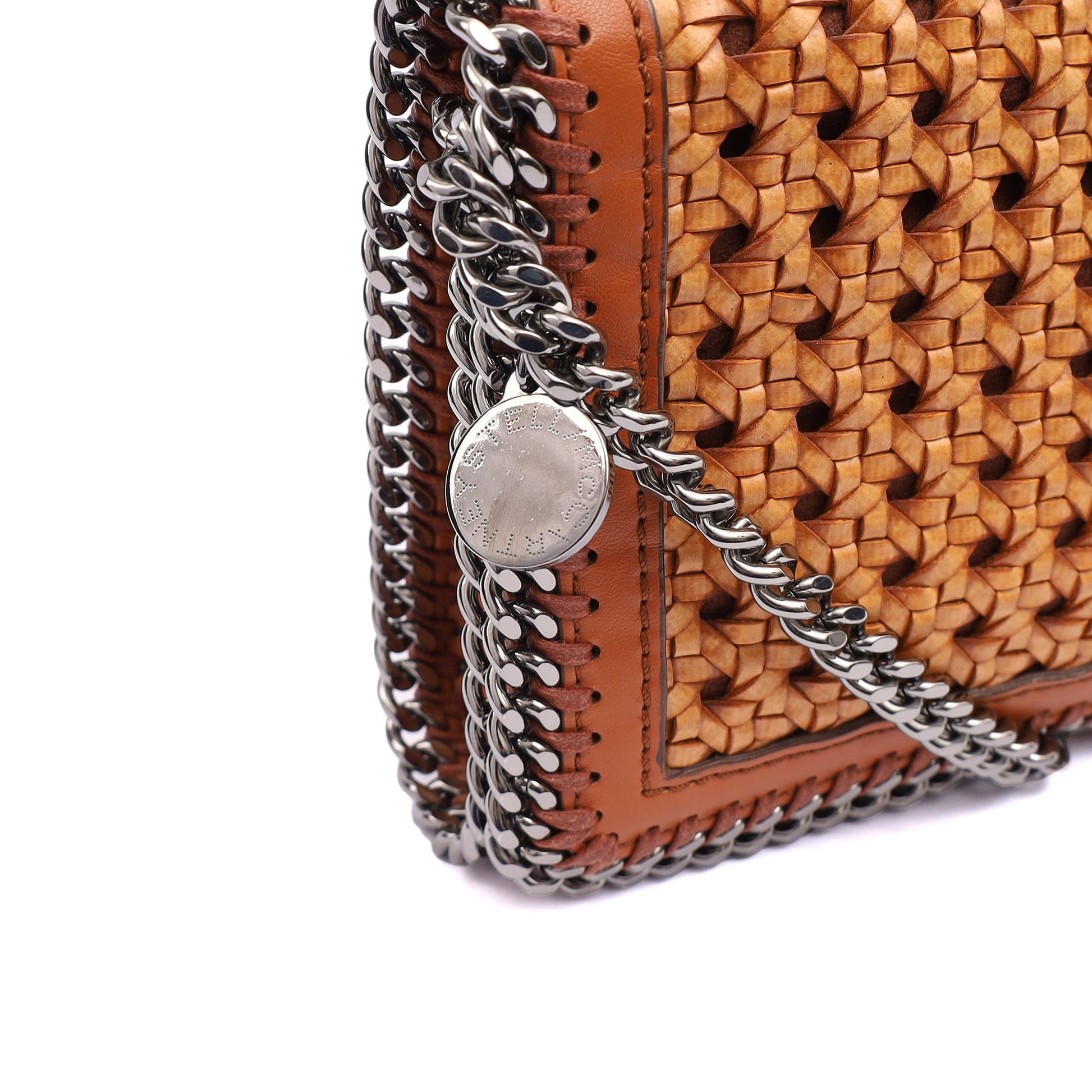 Stella McCartney Shoulder Bag Falabella Clutch in Orange, Leather — Alternate View 12