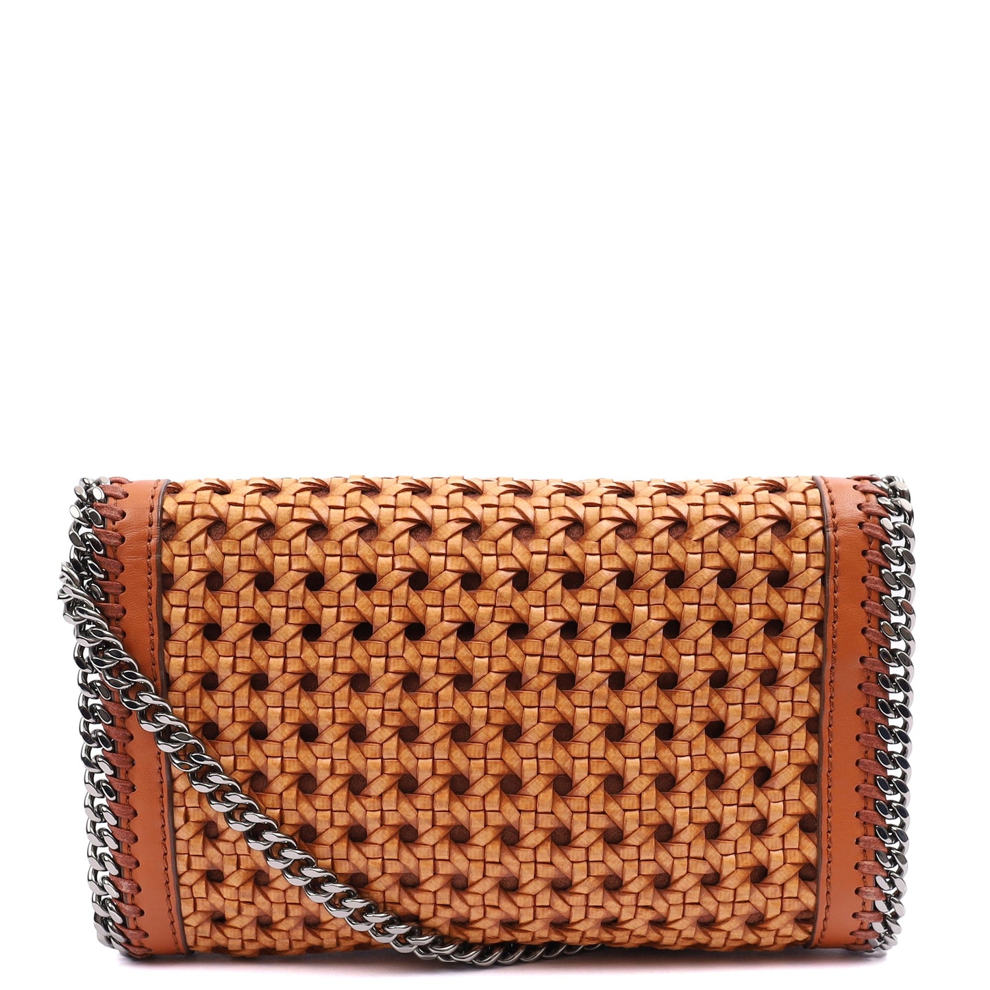 Stella McCartney Shoulder Bag Falabella Clutch in Orange, Leather — Alternate View 9