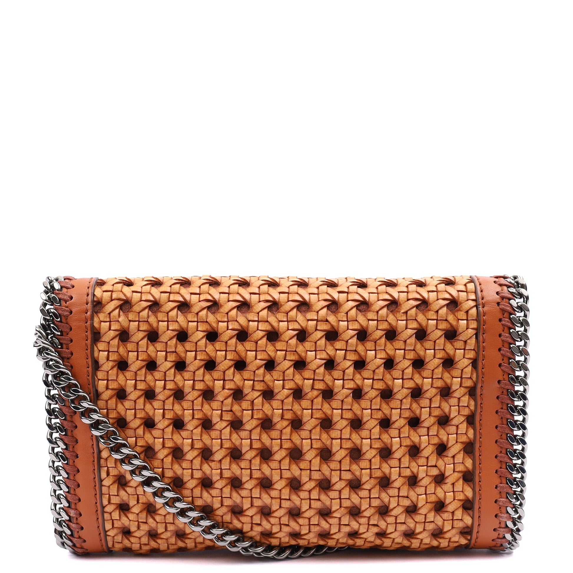 Stella McCartney Shoulder Bag Falabella Clutch in Orange, Leather — Alternate View 9