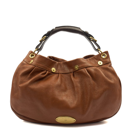 Mulberry Tote Mitzy Tote in Oak, Calfskin Leather — Front View