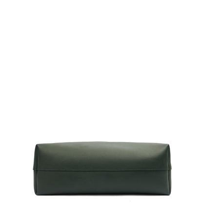 Saint Laurent Tote Shopping East West in Green, Calfskin Leather — Detail View