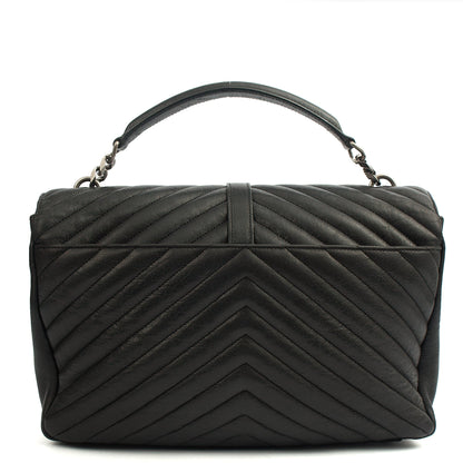 Saint Laurent Cross Body College - Large in Black, Leather — Alternate View 11