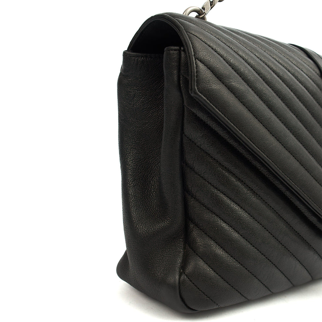 Saint Laurent Cross Body College - Large in Black, Leather — Alternate View 13