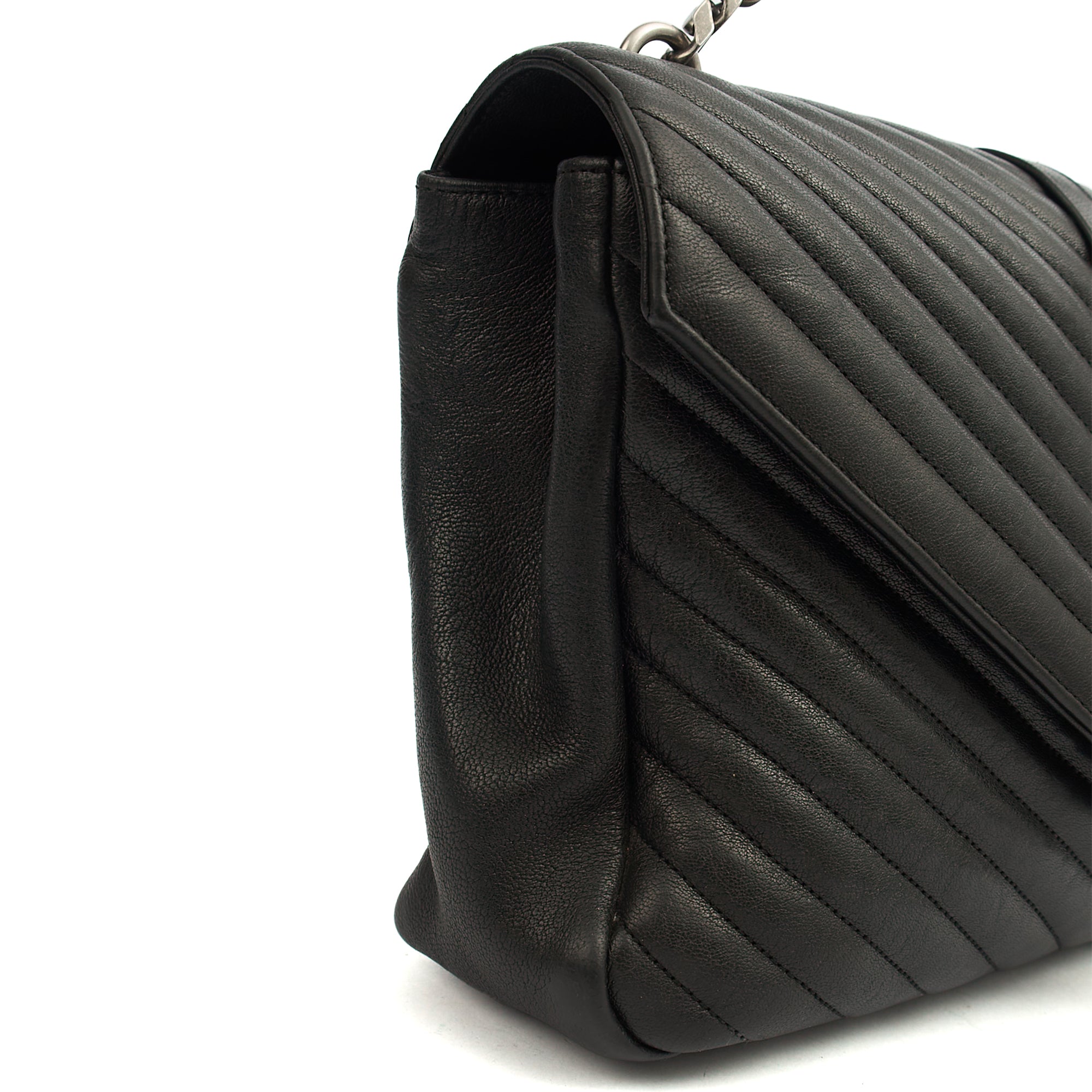 Saint Laurent Cross Body College - Large in Black, Leather — Alternate View 13
