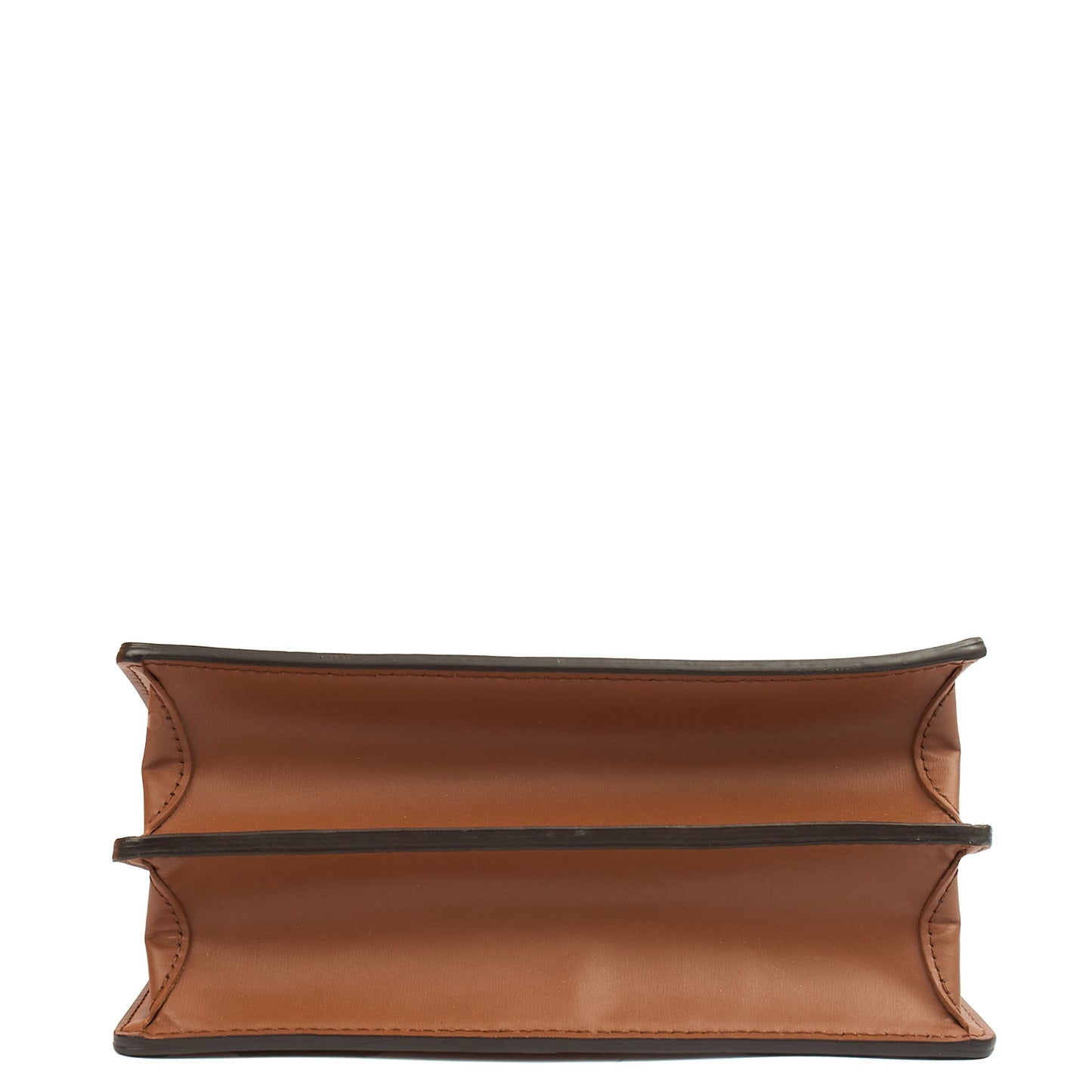 Louis Vuitton Cross Body Dauphine MM Bag in Reverse Monogram, Canvas — Top View