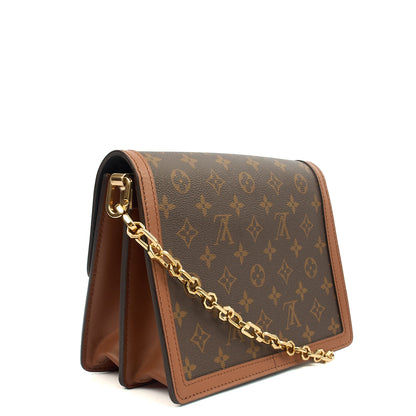 Louis Vuitton Cross Body Dauphine MM Bag in Reverse Monogram, Canvas — Alternate View 10