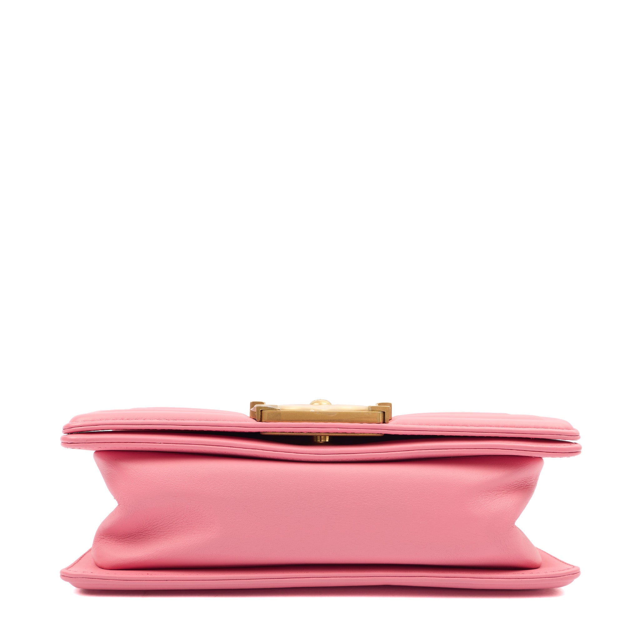 Chanel Mini Bag Boy - Small in Pink, Leather — Alternate View 22