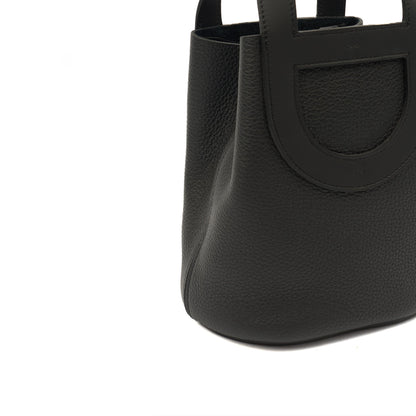 Hermes In The Loop - 18 in Black, Clemence Leather — Alternate View 9