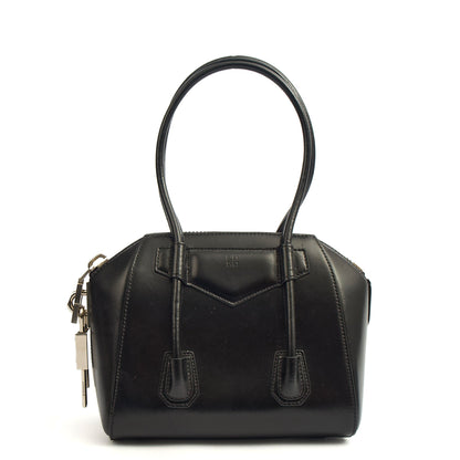 Givenchy Tote Antigona - Small in Black, Box Calfskin — Back View