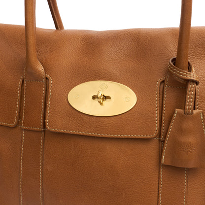 Mulberry Tote Bayswater Heritage in Oak, Leather — Lifestyle View
